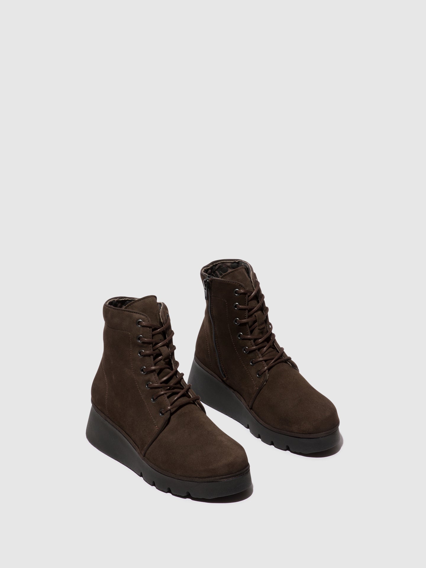 Fly London Botins com Atacadores PALL404FLY DK. TAUPE